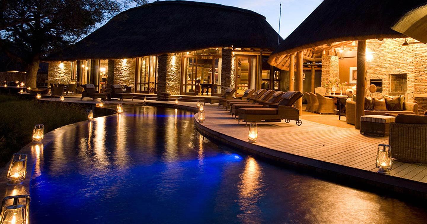 Pool at Makanyi Lodge near Kruger in South Africa