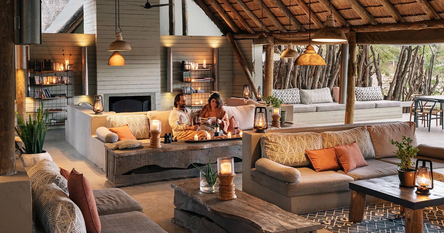 Lounge at Simbavati River Lodge